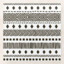 Recherche de motifs ethniques dessous de verres Illustration