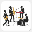 Recherche de musicien de jazz autocollants Instrument