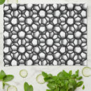 Recherche de dentelle cuisine linges Noir et blanc