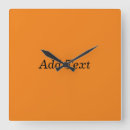Recherche de texte horloges Orange