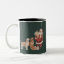 Recherche de noël de golden retriever tasses Vacances