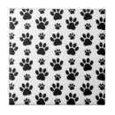 Recherche de patte de chien carreaux Empreintes de pattes