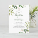 Recherche de eucalyptus baptême invitations Moderne