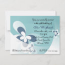 Recherche de papillon abstrait invitations Fête d'anniversaire