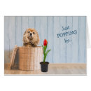 Recherche de joyeux cocker cartes postales Chiot