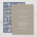 Recherche de bleu lavande mariage invitations Élégant