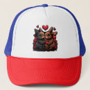 Zoek naar rode rozen trucker petten Liefde