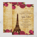 Recherche de de tour eiffel invitations Quinceanera