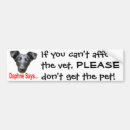 Zoek naar dierenarts bumperstickers Huisdieren