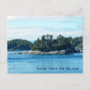Recherche de île verte cartes postales Bleu