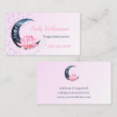 Recherche de professeur de méditation cartes visite Aquarelle