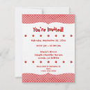Recherche de pois rouge et blanc invitations Parti