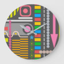 Recherche de abstrait coloré horloges Formes