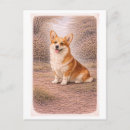 Recherche de illustration de chien cartes postales Dessin