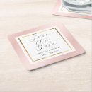 Recherche de save the date dessous de verres Moderne