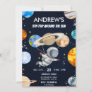 Recherche de fusée invitations D'anniversaire d'espace