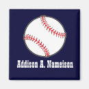 Recherche de joueur de baseball magnets Bleu