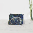 Recherche de nuit vœux cartes Animaux