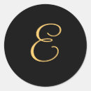 Recherche de lettre e autocollants Monogramme