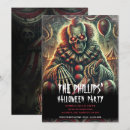 Recherche de cirque halloween invitations Horreur