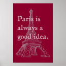 Recherche de bon voyage posters Tour eiffel