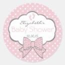 Recherche de pois gris autocollants Baby shower