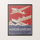 Zoek naar vliegtuigen puzzels Luchthaven