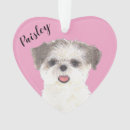 Zoek naar shih tzu ornamenten Kerstmis