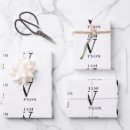 Recherche de noir et blanc papier cadeau Élégant