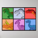 Recherche de dinosaure enfants posters Triceratops