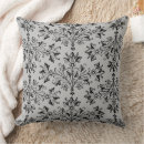 Recherche de motif vintage coussins Gris