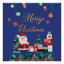 Recherche de noël moderne posters Flocons de neige