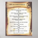 Recherche de dix commandements posters Église