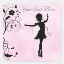 Zoek naar ballet dans stickers Silhouet