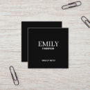 Recherche de affaires de cheveux cartes visite Minimaliste