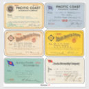 Recherche de années 1900 autocollants Cru
