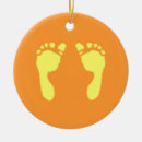 Recherche de empreintes bébé ornements Fille