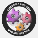 Zoek naar tandwiel stickers Klokwerk