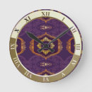 Recherche de mandala bleu horloges Moderne