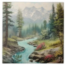 Recherche de paysage de montagne carreaux Lac