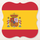Recherche de drapeau espagnol en dessous de verres Espagne