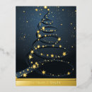 Recherche de arbre de noël abstrait cartes postales Étoiles