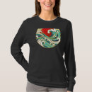 Recherche de style japonais tshirts Coucher de soleil