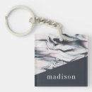 Recherche de noir et blanc marbre porte clé porteclés Gris