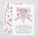 Recherche de tribal anniversaire invitations Floral
