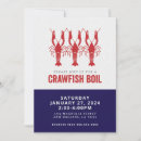 Recherche de crawfish invitations Rouge