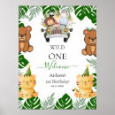 Recherche de anniversaire jungle posters Wild one