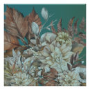 Recherche de fleurs turquoise posters Pour elle