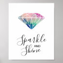 Zoek naar diamant kunst Typografie