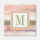 Recherche de vert rouge magnets Monogramme